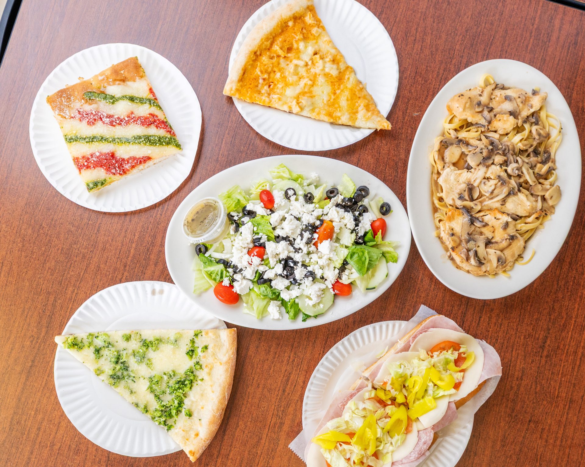 Stromboli, hoagies, pasta, and more