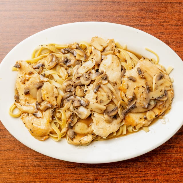 Chicken Marsala Pasta.