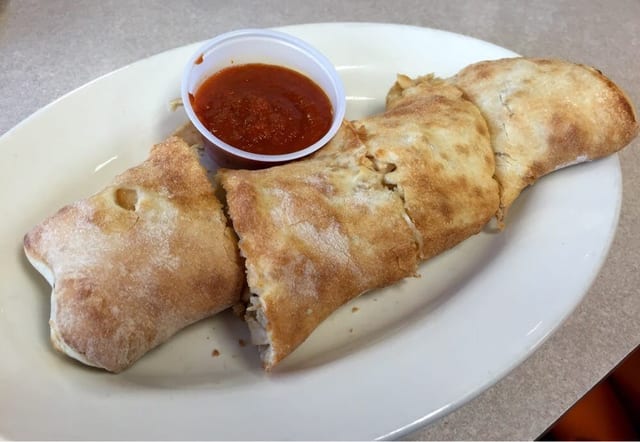 Chicken Wing Stromboli.