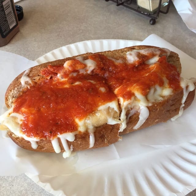 Chicken Parmigiana Hoagie.